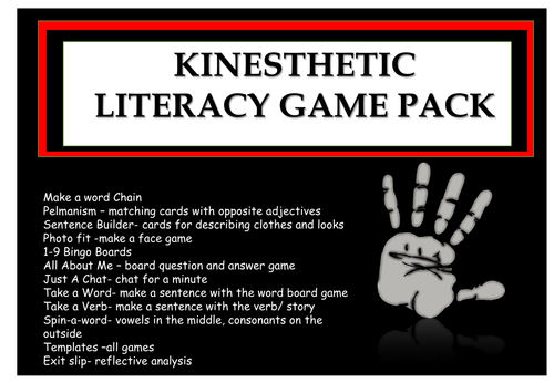 Literacy Games Pack