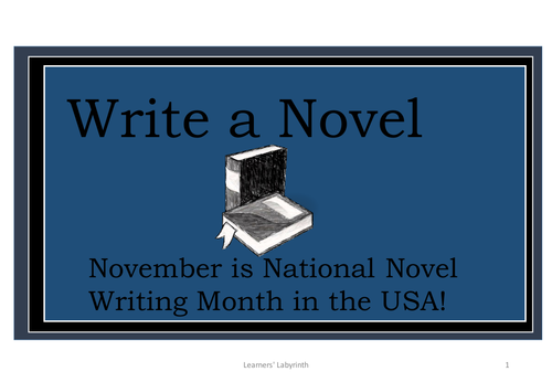 Writing a Novel- guide for students