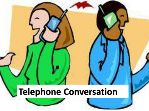 IGCSE Anthology Telephone Conversation