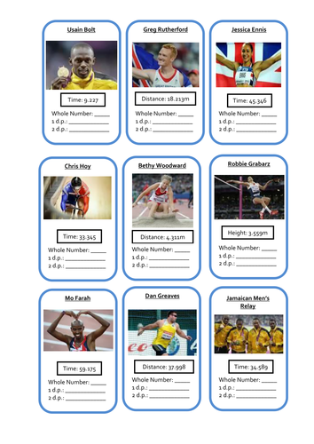 rounding decimal numbers teaching resources