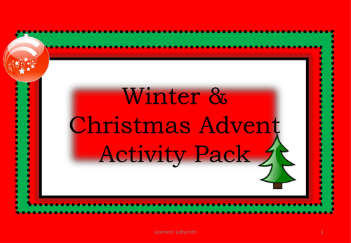 Christmas / Winter Activity Pack