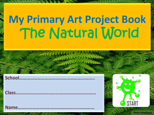Primary School Art Resource. Art project book, The Natural World