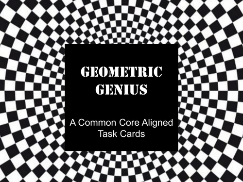 Geometry Task Cards - 7th Grade Common Core