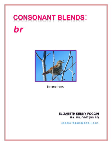Know the Code: Consonant blend "br-"