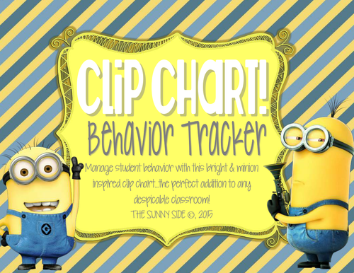 Yellow Mini Madness Behavior Clip Chart