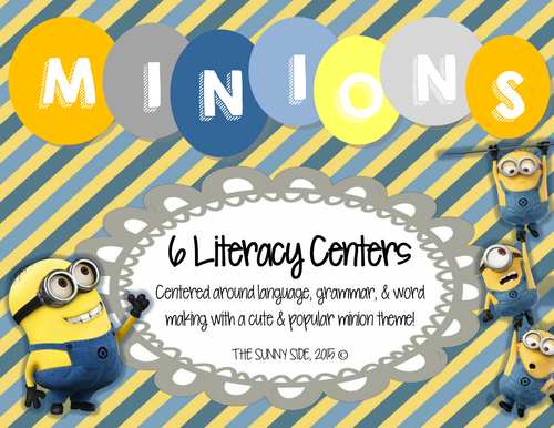 MINIONS! Literacy Centers