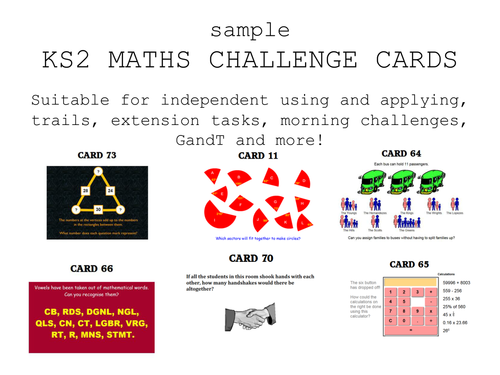 ks2-maths-challenge-cards-fun-teaching-resources