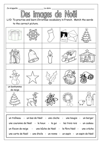 french-christmas-des-images-de-no-l-worksheets-by-labellaroma