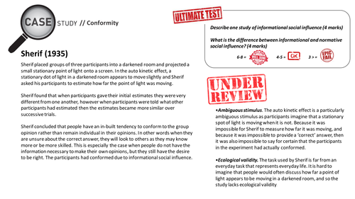 Psychology Research into Conformity