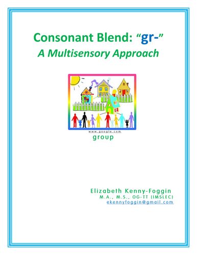 Know the Code: Consonant Blend gr-
