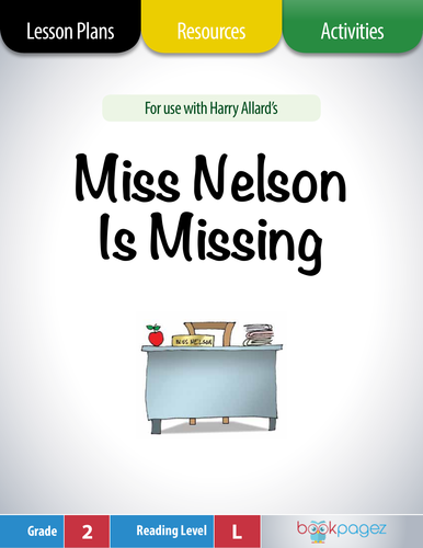 Miss Nelson is Missing Lesson Plans & Activities Package, Second Grade (CCSS)