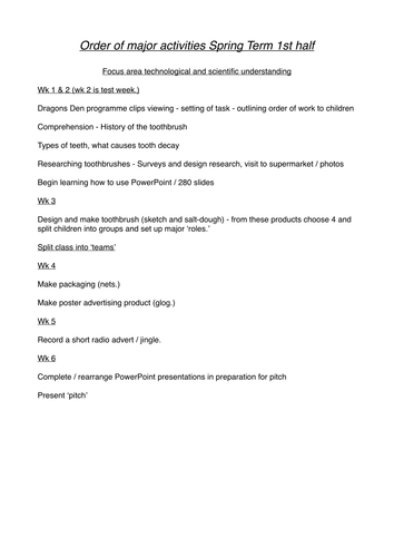 Dragons Den Design and Make a Toothbrush