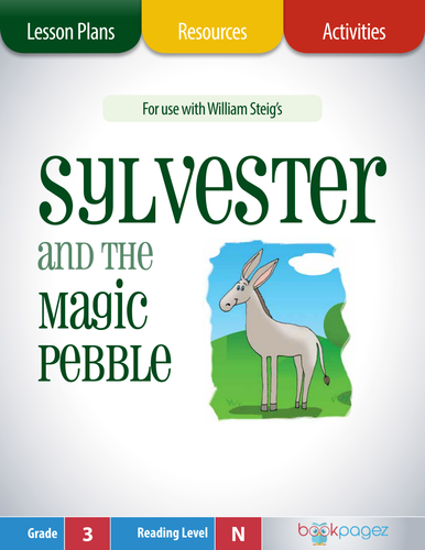 Sylvester and the Magic Pebble Lesson Plans & Activities Package, Third Grade (CCSS)