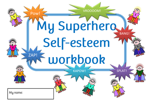 Super hero self esteem workbook