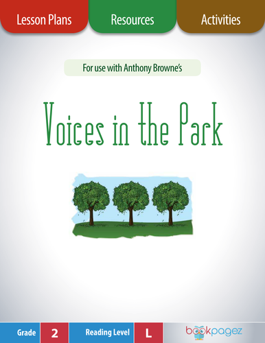 Voices in the Park Lesson Plans & Activities Package, Second Grade (CCSS)