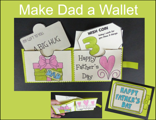 Father's Day Crafts - Make Dad a Wallet