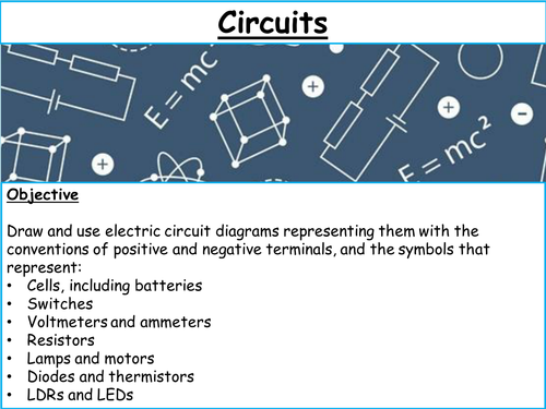 New GCSE/KS3 Physics (2016) fully resourced/differentiated Electricity and Circuits topic