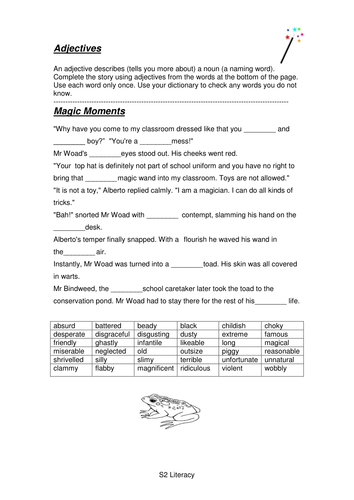 Close reading practice picture