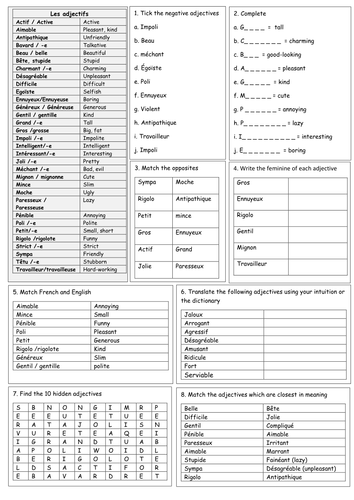 94 pdf worksheets grade 1 describing words printable hd