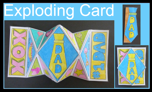 Father's Day Craft - EXPLODING Card