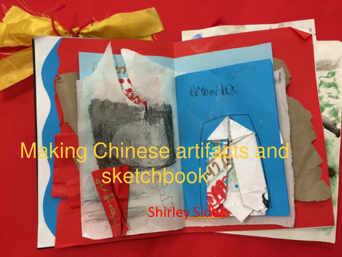 Chinese artefacts and sketchbooks