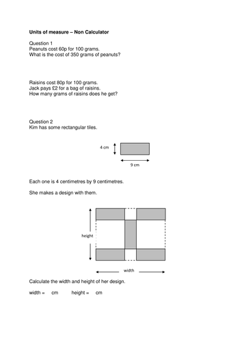 Math grades 2 - 5. Assorted test style questions by topic. Great for lots of things. Third batch.