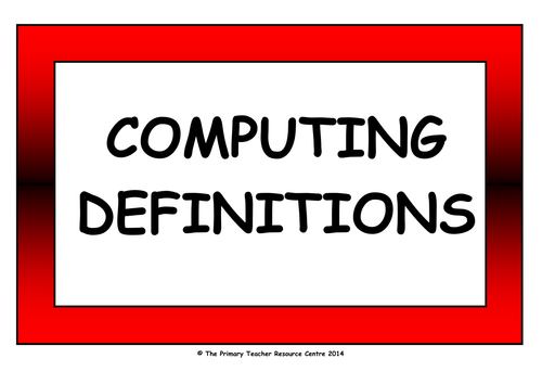 Computing Definition Display Pack
