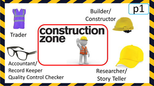 Angles and Shapes Construction Zone Trading Game Activity