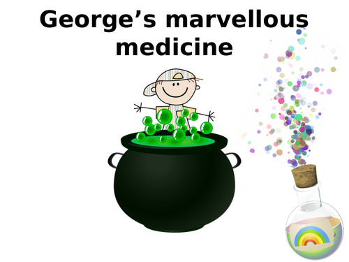 Marvellous Medicine- The Ingredients (Roald Dahl- George's Marvellous Medicine)