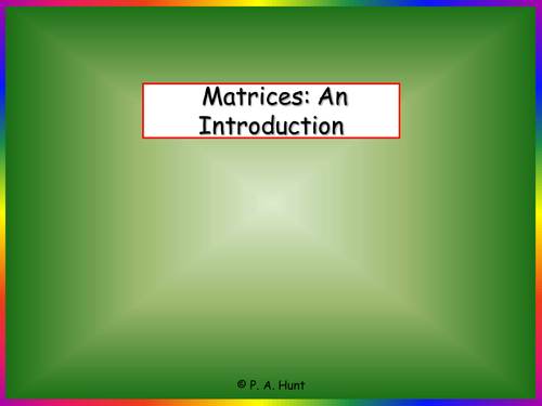 Matrices