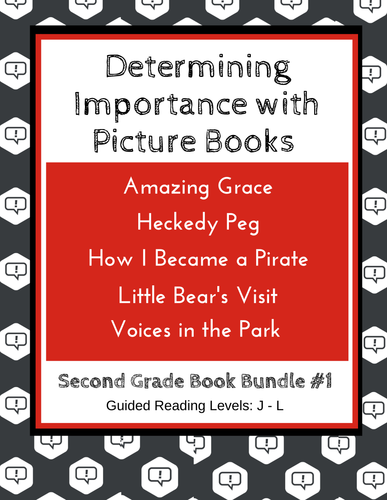 Determining Importance with Picture Books (Second Grade Book Bundle) CCSS