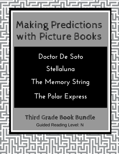 Making Predictions with Picture Books (Third Grade Book Bundle) CCSS