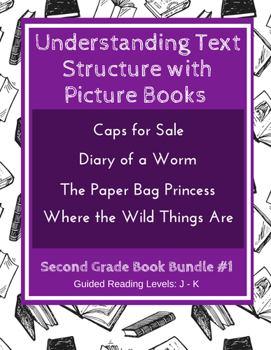 Understanding Text Structure with Picture Books (Second Grade Book Bundle #1) CCSS