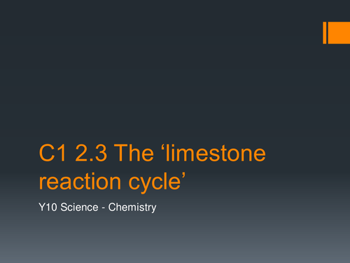 Limestone reaction cycle C1 2.3