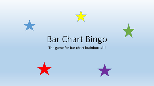 Bar chart bingo