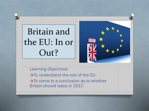 EU referendum assembly by - UK Teaching Resources - TES