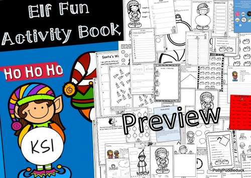 Elf Fun Activity Book for KS1