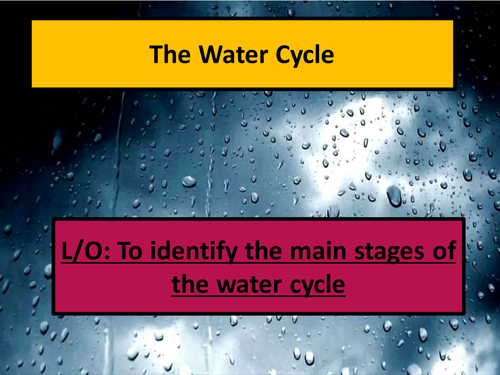 The water Cycle
