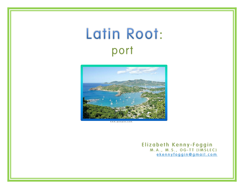 Know the Code: Root - port