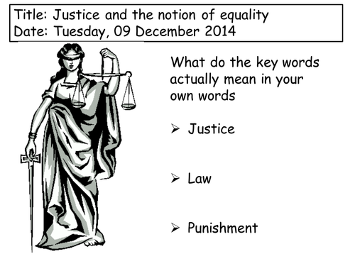 Justice, Law and Punishment- Whole Course- Edexcel A2