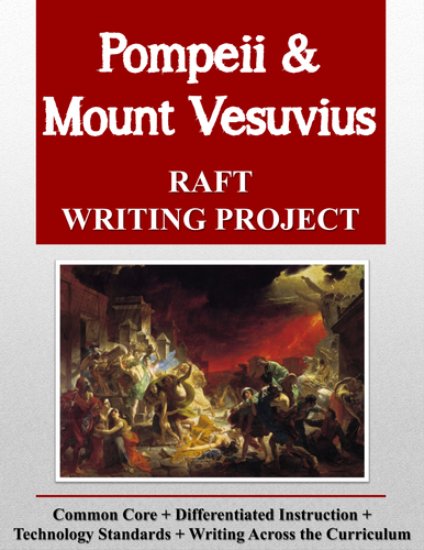 Pompeii & Mount Vesuvius RAFT Writing Project + Rubric