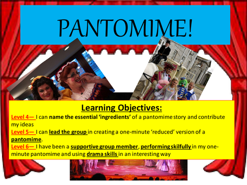 PANTOMIME! Lesson 1