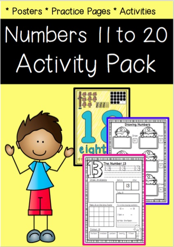 Numbers 11-20 Activity Pack