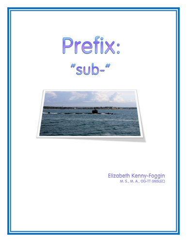 Know the Code: Prefix   sub-