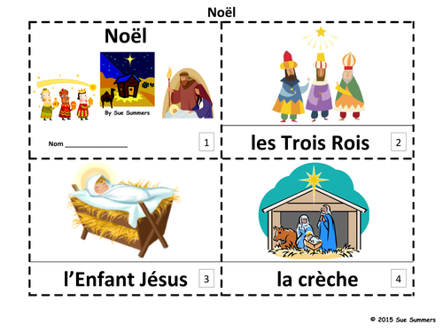 French Christmas 2 Emergent Readers