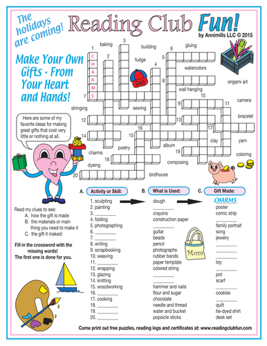 presentation of gifts crossword