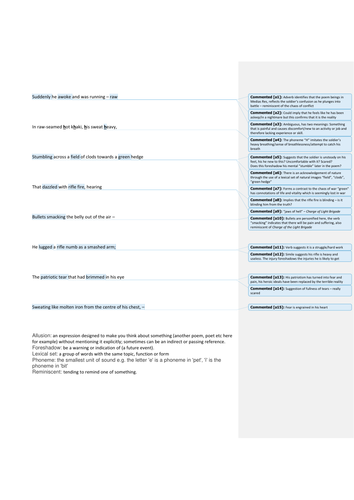 Bayonet Charge by Ted Hughes