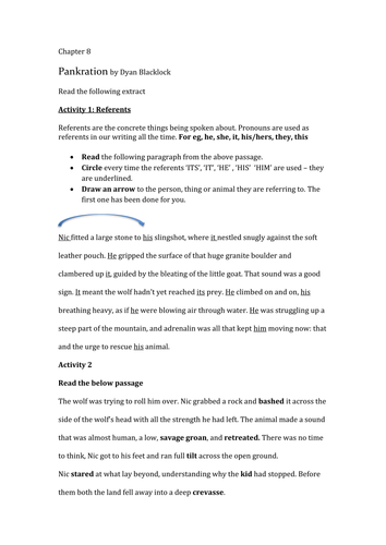 Pankration Grammar lesson 