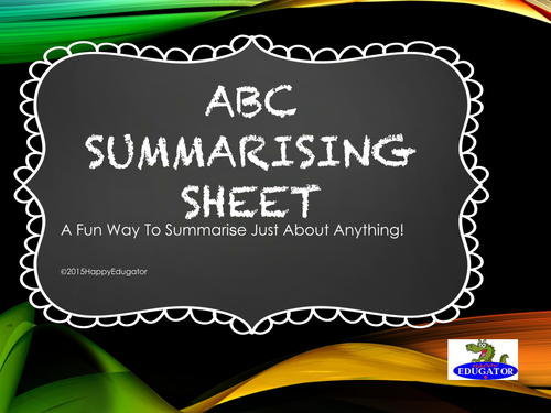 abc-summary-sheet-teaching-resources