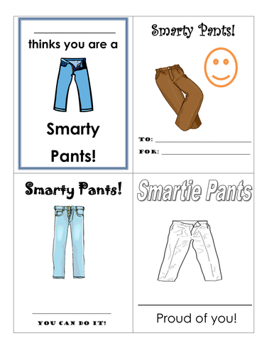 Smarty Pants Incentives or Rewards
